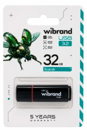 Wibrand 32GB Scarab Black USB 3.2 (WI3.2/SC32P11B)