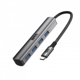 Armorstandart USB-C to 4USB Grey (ARM69364)