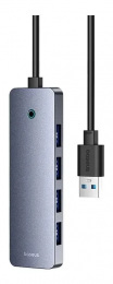 Baseus USB 3.0 to 4xUSB 3.0 + USB-C gray (B0005280B811-01)