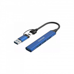Canyon hub DS-02 4in1 USB-A/C Blue (CNS-TDS02BL)
