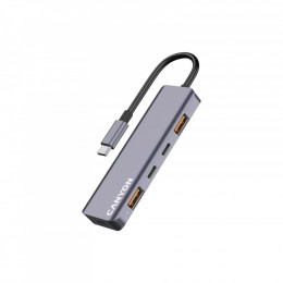 Canyon hub DS-18 5in1 USB-C Grey (CNS-TDS18)