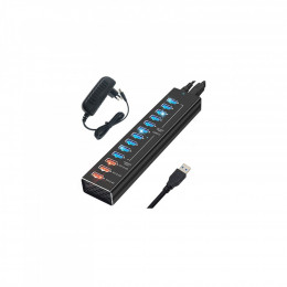Dynamode 13 ports USB3.0 to10*USB3.0+3*2.4А, Power Adapter 3A/12V (DM-UH-P1013)