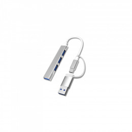 Dynamode USB Type-C/Type-A to 1хUSB3.0, 3xUSB 2.0 metal (DM-UH-311AC)