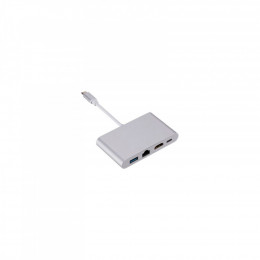 Dynamode USB3.1 Type-C to 1хHDMI, 1хRJ-45, 1хUSB 3.0, 1хUSB Type-C Fe (Multiport USB 3.1 Type-C to HDMI-RJ45)
