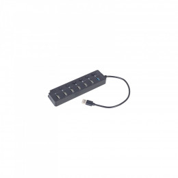 Gembird 7 ports (1xUSB3.1+6xUSB2.0) switch black (UHB-U3P1U2P6P-01)