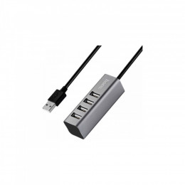 HOCO USB 2.0 to 4xUSB Line machine HB1 Tarnish (6957531038139)