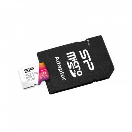 Silicon Power 32GB microSD class10 UHS-I A1 V10 Elite COLOR (SP032GBSTHBV1V20SP)