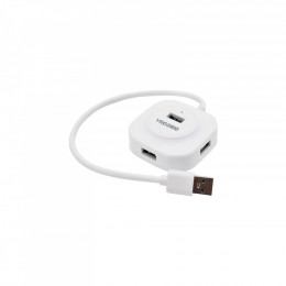 VEGGIEG USB 3.0 to 4xUSB 0.3m white (V-U3403)