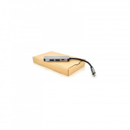 VEGGIEG USB-C 4-in-1 USB-C + 2xUSB 3.0 + HDMI 0.1m silver (TC04)