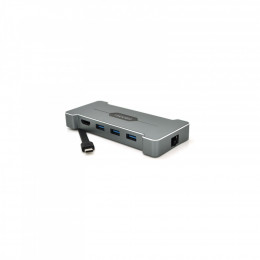 VEGGIEG USB-C 5-in-1 USB-C + 3xUSB 3.0 + HDMI + RJ45 silver (TC06)