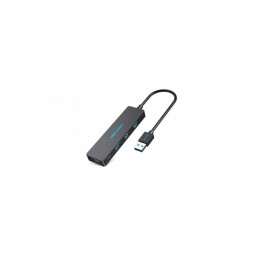 Vention USB 3.0 to 4xUSB 3.0 0,15m black (CHKBB)
