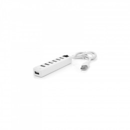 Voltronic USB 2.0 to 7xUSB with power switch white (YT-H7S-W)