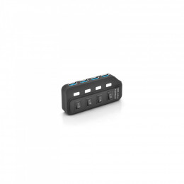 Voltronic USB 3.0 to 4xUSB 0.6m with switches (YT-3H4S/2TB)
