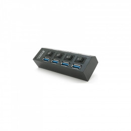 Voltronic USB 3.0 to 4xUSB with switches (YT-3H4S/1TB)