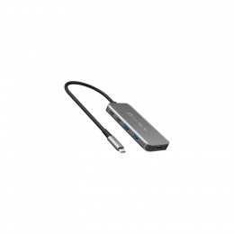 J5create USB-C 5-in-1 2xUSB 3.2 10Gbps + 2xUSB-C 10Gbps PD 100W + HDMI 8K gray (JCH453-N)