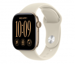 Watch 12 42mm Light Gold Alum. w. Sand  S. Band S/M MJED4