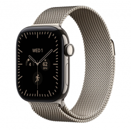Watch 12 LTE 42mm Natural Tit. w. Natural Milanese Loop MJGH4