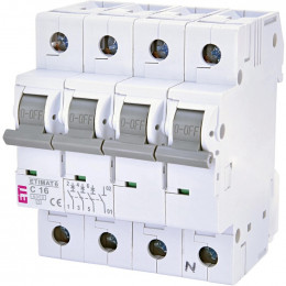 ETI ETIMAT 6 3p+N C 16 А (6 kA) (2146516)