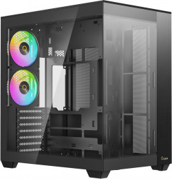 Ocypus Delta C74 ARGB Black with window (DELTA-C74-BKD200XX-GL)