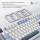 Ajazz AK870 V2 Flying Fish Switch White USB-C (AK870-V2-FF-BWB)
