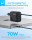 Anker Charger 70W, 3xUSB-C, 1xUSB-A, Black (A121CG11)