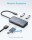 Anker USB-C→USB-Ax2/HDMIx1/SD/TF Premium 5-in-1 (A8334HA1) Black