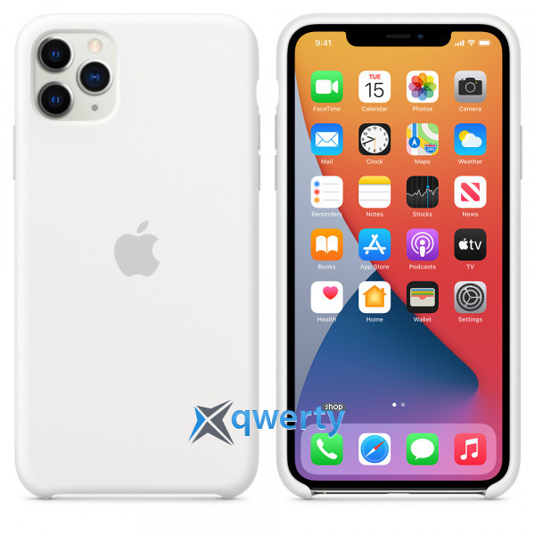 Apple iPhone 11 Pro Max Silicone Case White (MWYX2)