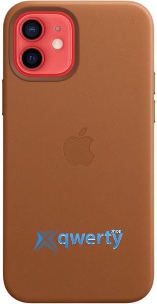 Apple iPhone 12 | 12 Pro Leather Case with MagSafe Saddle Brown (MHKF3)