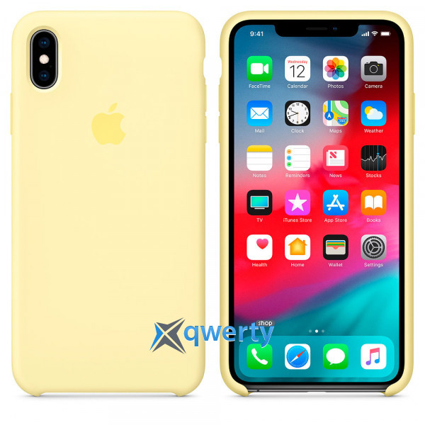 Apple iPhone XS Max Silicone Case Mellow Yellow (MUJR2)