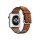 Apple Watch 42mm Stainless Steel Case with Saddle Brown Classic Buckle (MMFT2)