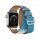 Apple Watch Hermes Series 4 GPS + LTE (MYFY2) 40mm Stainless Steel Case with Bleu Lin/Craie/Bleu/Nord Swift Doubl Tour
