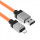 Baseus CoolPlay Series Fast Charging Cable USB to iP 2.4A 2m Orange