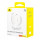 Baseus Cube Fast Charger C U 30W EU Moon White