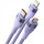 Baseus Flash Series Ⅱ Two-for-three Charging Cable U+C to M+L+C 100W 1.2m Purple