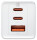 Baseus GaN5 Pro Fast Charger 2C+U 65W EU Cable Type-C to Type-C 1m White CCGP120202
