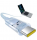Baseus Gem Fast-Charging Data Cable USB Type-C (тато) - USB Type-C (тато), 1m Blue 100W (P10373000311-00)