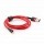 USB-A - microUSB 2.4A 1m Baseus Cafule Cable Black/Red (CALKLF-B09)