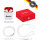 BeatBox PODS AIR 2 Wireless Charging White-Red (bbpair2wcwr)
