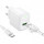 Borofone BAS42A Potential single-port QC3.0 charger set Type-C 18W White (6941991113802)