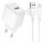 BOROFONE BAS42A Potential USB QC3.0 + cable USB to Micro 5P White (6941991113796)