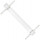 CHARMOUNT TV0804T White