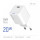 ColorWay GaN Mini 20W PD Port PPS USB-C White (CW-CHS059PD-WT)