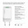 ColorWay GaN Mini 20W PD Port PPS USB (Type-C PD + USB QC4.0) White (CW-CHS062PDC-WT) + кабель Type-C