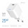 ColorWay GaN Mini 25W PD Port PPS USB-C White (CW-CHS052PD-WT)