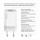 ColorWay GaN Mini 30W PD Port PPS USB (Type-C PD + USB QC4.0) White (CW-CHS053PDC-WT) + кабель USB Type-C