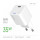 ColorWay GaN Mini 35W PD Port PPS USB-C White (CW-CHS056PD-WT)