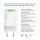ColorWay GaN Mini 35W PD Port PPS USB (Type-C PD + USB QC4.0) White (CW-CHS055PD-WT)
