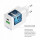 ColorWay GaN Mini 35W PD Port PPS USB (Type-C PD + USB QC4.0) White (CW-CHS055PD-WT)