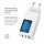 ColorWay GaN Mini 65W PD Port PPS USB (USB-2C1A) White (CW-CHS058PDCL-WT) + кабель Type-C&Lightning