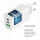 ColorWay GaN Mini 65W PD Port PPS USB (USB-2C1A) White (CW-CHS058PDCL-WT) + кабель Type-C&Lightning